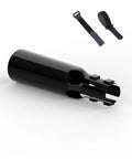 Airflow Booster Turbo Extension For Leaf Blowers, Fits 2 To 4 Inch Nozzles, Black 1PC with tool-free strap attachment