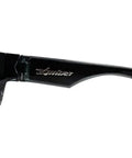 Wraparound Safety Shades With Polarized Ice Blue Mirrored Lenses And Plush Foam Seals For A Non Slip Comfort Fit side view