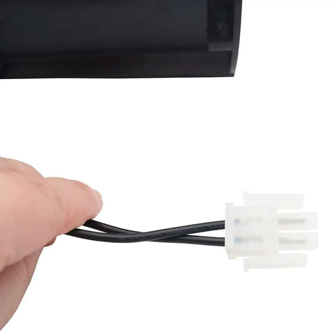 Close-up of plug and play connector for HVAC Furnace Draft Inducer Motor Replacement For M1 Combustion Blower Assembly