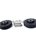 Universal Dryer Drum Roller Kit Replacement For Speed Queen RB170002 510708 And Alliance Dryers with components shown