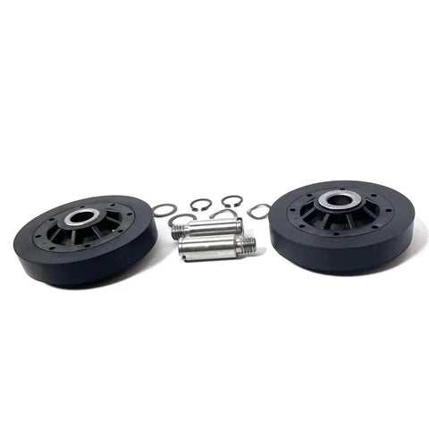 Universal Dryer Drum Roller Kit Replacement For Speed Queen RB170002 510708 And Alliance Dryers with components shown