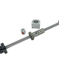 High Performance 3205 Ball Screw Assembly For CNC Router Projects with FK25 and FF25 supports, 1450mm length and coupler.