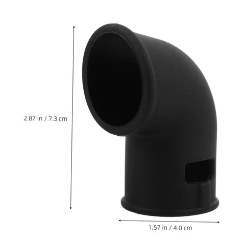Black 2 Pack Silicone Steam Release Hose For Pressure Cooker And Air Fryer, High Temperature Resistant Gasket Tube, Quick Install