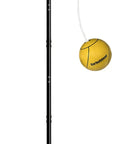 Tetherball Set With Ball And Rope For Outdoor Backyard Play Adjustable Tether Ball Pole With Screw Reinforcement 5 Prong Base