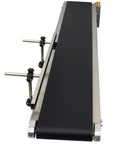 Heavy Duty 110V PVC Belt Conveyor System With Adjustable Guardrail, Desktop Industrial Transport Conveyor, Anti Static Belt