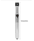 Pro Grade Flex Shaft Rotary Tool Kit with Quick Change Handpiece showing size of 6.6 inches, for jewelry making.