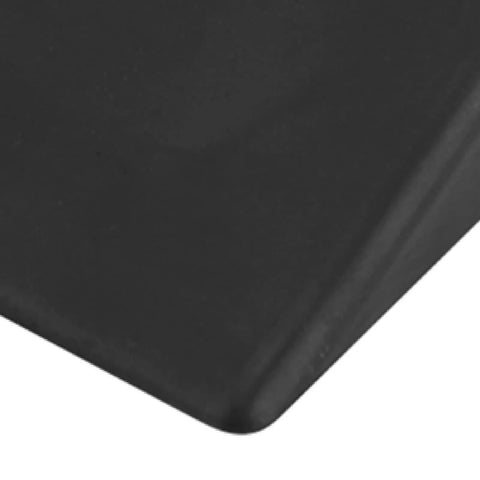 Close-up of rubber base from Two Pack Door Stopper Wedges Set With Zinc Alloy Rubber Gentle Weighted Angle For Home Office Bedroom Garage