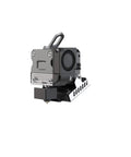 Heavy Duty Direct Drive Extruder With Dual Gear Filament Feeder For 3D Printers side view showing dual gear design and mounting bracket.