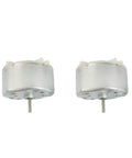 Electric Micro Motors 3V 2700 RPM 32x19mm Small DC Motors 4 pack showing metal housing with 8x2mm shaft for DIY projects and robotics
