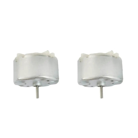 Electric Micro Motors 3V 2700 RPM 32x19mm Small DC Motors 4 pack showing metal housing with 8x2mm shaft for DIY projects and robotics