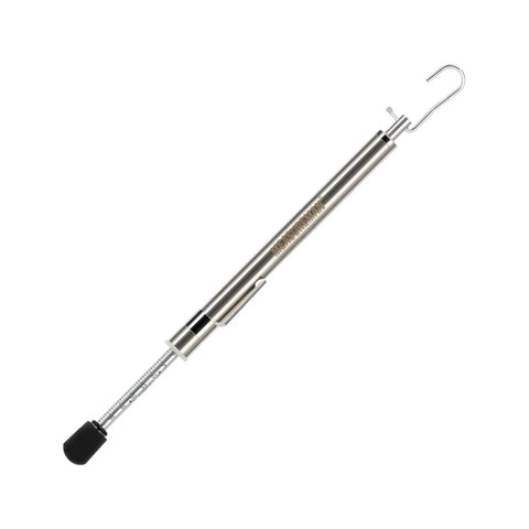 Dual End Door Force Gauge Workhorse With Push Pull Tester 0 to 35 Pounds and 16 Kilograms, Stainless Steel Body With Hook, Door Closer and Lock Adjustment, ADA Compliance Verified, Lightweight and Highly Accurate, stainless steel force gauge with hook