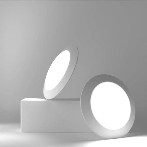Super Bright Energy Saving LED Disk Ceiling Light 7.5 Inch Flush Mount Dimmable 15W 120W Equivalent 1100 Lumens displayed on block