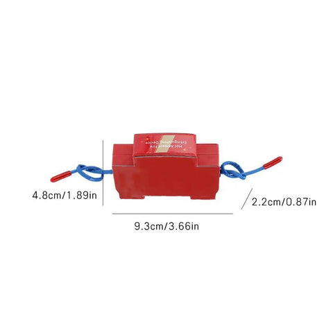 Hassle Free Plug And Play Automatic Fire Suppression System Heavy Duty Aerosol Extinguisher For Electrical Cabinets And Battery Boxes Instant 170 Degree Trigger Dual Nozzles Din Rail Mount 40 Gram Cartridge