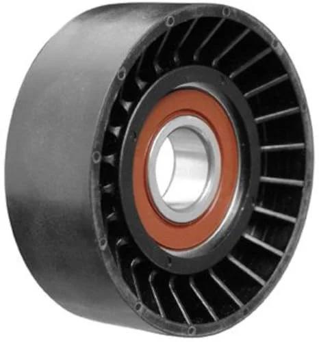 Idler pulley, model 89144, black with orange inner bearing
