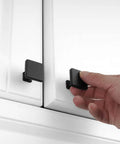 Matte Black Cabinet Knobs Set Of 10 Square Single Hole Pulls Built To Last For Kitchens And Bathrooms Durable Metal Hardware That Stays Rugged In Humid Environments Fits Standard Cabinets Easy Install on white cabinet doors