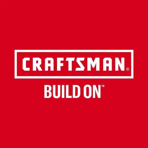 Craftsman logo on red background with the slogan 'Build On' for quality tools and automotive repair.