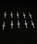 10 Pieces RC Airplane Plastic Needle Hinge Pins For RC Planes And Helicopters DIY Model Aircraft Wing Fixing Parts Foam Board