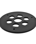Premium Router Sub Base With Five Point Seven Five Inches And One And One Eighth Inch Opening in black acrylic for template routing.