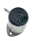 Premium Valvetronic Servo Motor And Eccentric Shaft Actuator Plug And Play Drop In Replacement For BMW F18 F02 E90 E65 E66 top view close-up showing connector and mounting points.