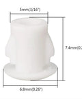 Plastic 3/16 Inch Flush Hole Plugs With Snap In Locking Design Conceal Nail Holes Shelf And Cabinet Holes For Kitchen Cabinets