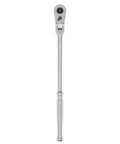 3/8 Inch Drive 12 Inch Flex Head Quick Release Long Ratchet With 180 Degree Flex 9 Detent Angles And 90 Tooth Gear Front View