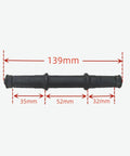 Mountain Bike Bottom Bracket Crank Axle Set With Square Taper For Everyday Rides 3P Size 139mm Steel Build