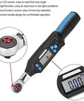 Dead Nuts Accurate Digital Torque Wrench Socket Set 1.5 To 30 Nm with large LCD display, ergonomic handle for easy operation.