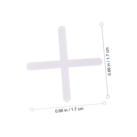 10,000 Pcs Pro Grade Tile Leveling Spacers and Positioning Cards PE Material for Quick Setup cross spacer dimensions