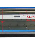 Front view of 52 Inch 16 Gauge Sheet Metal Shear Finger Pan Box Brake And Slip Roll Roller 3 In 1 Heavy Duty Fabrication Machine
