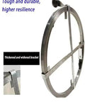 Heavy Duty Steel Drain Snake Strip Five Centimeters Wide Sixty Five Feet Long For Stubborn Sewer Clogs, detailed tough bracket design.