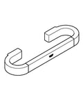 12 Inch Grab Bar In Starlight Chrome For Bathroom, Tough Bathtub Safety Rail With Tarnish-Resistant Finish, Easy Clean StarLight Coating
