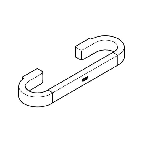 12 Inch Grab Bar In Starlight Chrome For Bathroom, Tough Bathtub Safety Rail With Tarnish-Resistant Finish, Easy Clean StarLight Coating