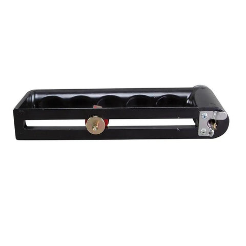 Side view of Go-To Adjustable Hole Cutter 2 To 12 Inch For Sheet Metal Cuts 24 Gauge Steel And 26 Gauge Stainless