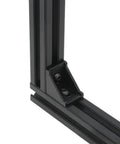 10 Pack Black 4040 Corner Brackets Set Heavy Duty Right Angle Aluminum Mounts With M6 Screws And T Nuts For 8mm Extrusion
