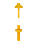 Windshield Crack Repair Kit for Cars, Quick Glass Fix Tool showing yellow resin applicator parts in detail for chip repair
