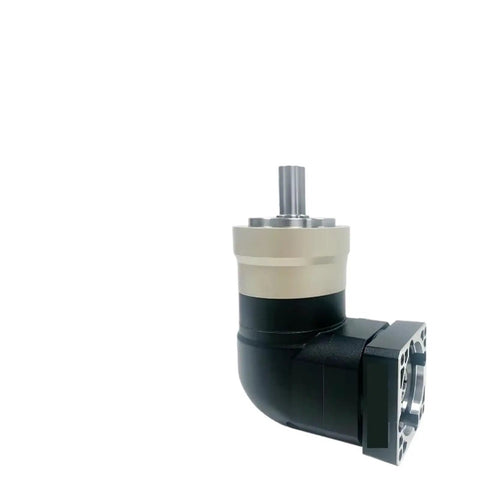 Fer Series Stepper Motor Planetary Gearbox Angle Reducer Round Flange Output Built Like A Tank side view, showcasing durable design.