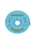 Desoldering Braid Pro Wick Type R Rosin Flux Coated Desoldering Wick 0.130 Inch By 5 Foot ESD Safe Copper Size 5 Brown Label