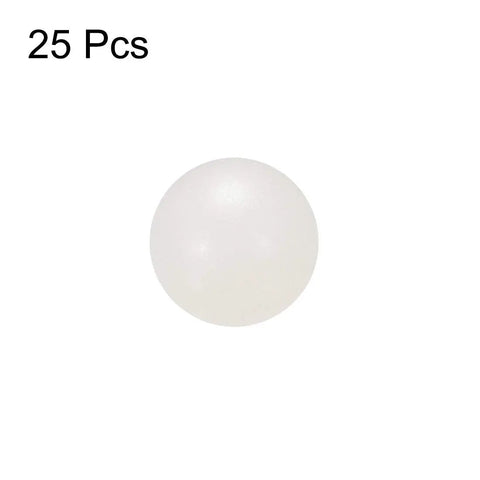 Half Inch PA Nylon Solid Plastic Balls Bundle Of 25 Precision Bearing Replacements Featuring Top Shelf Wear Resistance And Zero Friction Glide For Serious Weekend Workshop Builds