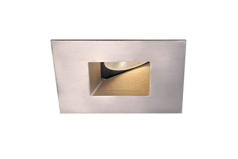 Tesla Pro 2 Inch LED Square Trim With Light Engine Adjustable 0 To 30 Degrees 2700K Narrow Beam Brushed Nickel Finish For 2 Inch Housings