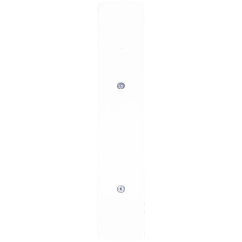 Bottom view of White Lightning Hand Float For Concrete, 16 Inch Blade By 3 Inch, smooth polymer surface, displaying fastening screws.