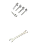 Heavy Duty Hex Key Set 40 Piece Sturdy Alloy Wrench Kit For Lawn Mower Chainsaw Repairs Portable Toolbox Storage Gear With All Sizes Included, steel bolts and wrench