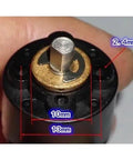 Top view of Badass 20mm DC Micro Motor with 130 1 Planetary Gearbox, showing shaft and dimensions for DIY robot car projects.