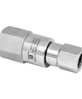 Maintenance Free High Pressure Rotary Union Swivel For HP Guns And Hose Connections DGV Style G1 3/8 NPTF To G2 1/4 NPTF NW 1/4, stainless steel