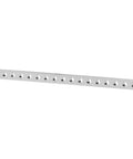 Stainless Steel Straight Brace And Mending Plate Connector For Flat Beams 88 To 280mm With Countersunk Holes And Round Ends For Furniture DIY Projects Beefy Frame Repairs, silver straight brace with multiple countersunk holes