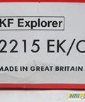 New 22215 Ek C3 Spherical Roller Bearing 130Mm X 75Mm X 31Mm Heavy Duty Powerhouse Built Different For Smooth Rotation And Heavy Load Performance Plus Reliable Replacement packaging label from SKF Explorer.
