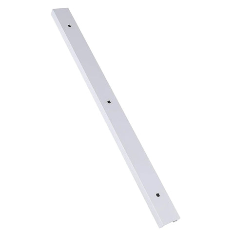 Aluminum T Slot Track With Wood Screws, Double Cut Profile For Woodworking Jigs And Fixtures, 400mm Length, Easy Install shown diagonally