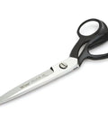 Heavy Duty Industrial Shears For Fabric Upholstery And Composite Materials With Precision Ground Blades Hot Drop Forged Nickel Plated Cutters Durable Long Life And Ergonomic Handle Rings For Comfortable Heavy Duty Cutting shown on white background