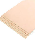 Stack of FR-4 Double Sided PCB Laminate Plates Copper Clad for DIY Circuits, showing multiple board edges for prototyping.