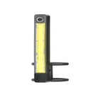 Dope Front Bike Light With USB Rechargeable Battery, clip on mount, ultralight COB LED headlamp, black, side view