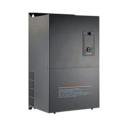 40HP 480V Three Phase VFD Inverter For 3 Phase Motors, 30kW 60A Variable Frequency Drive With Precise Speed Control, 0 To 400 Hz Output, Beefed Up Industrial AC Motor Drive, black metal cabinet